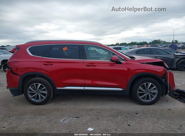 5NMS33AD0KH043548 2019 HYUNDAI SANTA FE Red Widok wnętrza z tyłu