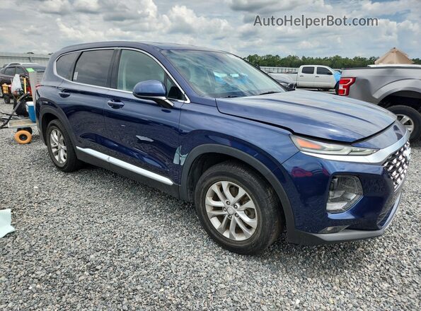 5NMS33AD0KH059166 2019 HYUNDAI SANTA Blue Delantero derecho