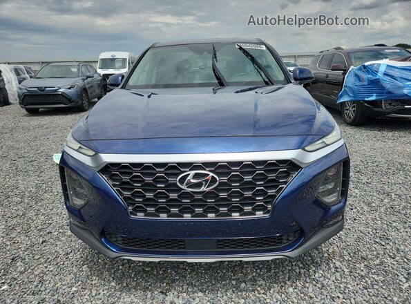 5NMS33AD0KH059166 2019 HYUNDAI SANTA Blue Vista frontal
