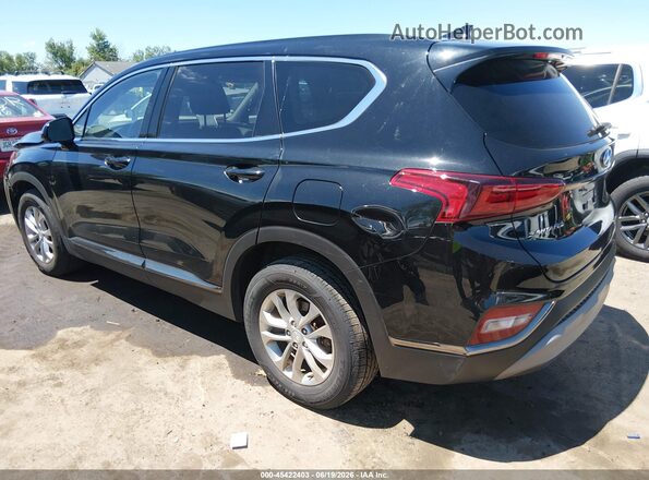 5NMS33AD0KH072788 2019 HYUNDAI SANTA FE Black Trasero izquierdo