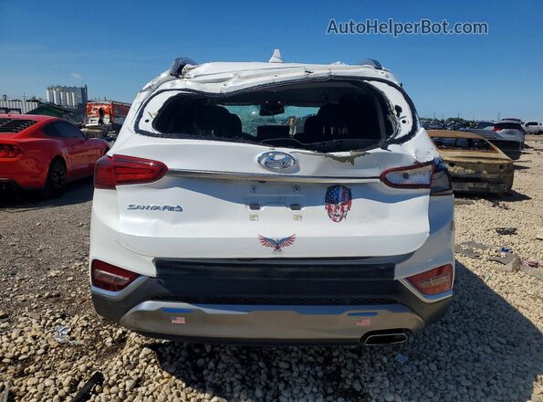 5NMS33AD0LH205664 2020 HYUNDAI SANTA White Widok z tyłu