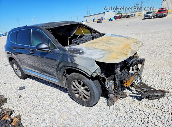 5NMS33AD0LH252774 2020 HYUNDAI SANTA Black Передня права чверть