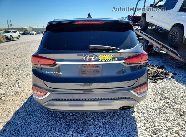 5NMS33AD0LH252774 2020 HYUNDAI SANTA Black Вид ззаду