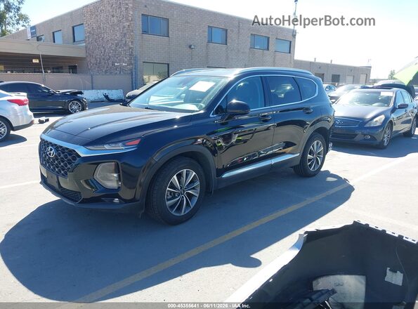 5NMS33AD0LH265007 2020 HYUNDAI SANTA FE Black Vista tres cuartos delantera izquierda