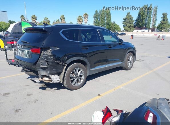 5NMS33AD0LH265007 2020 HYUNDAI SANTA FE Black Trasero derecho