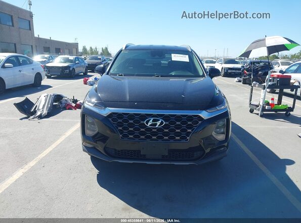 5NMS33AD0LH265007 2020 HYUNDAI SANTA FE Black Vista interior trasera
