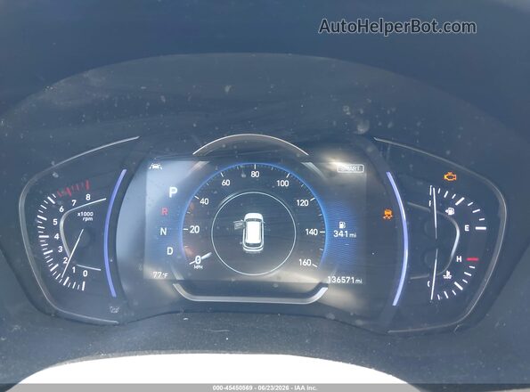 5NMS33AD1KH111520 2019 HYUNDAI SANTA FE Gray Vista de los asientos traseros