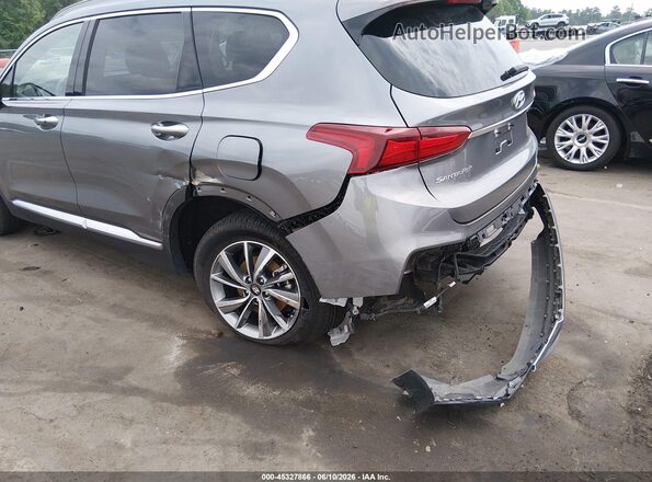 5NMS33AD1LH151338 2020 HYUNDAI SANTA FE Gray Front view