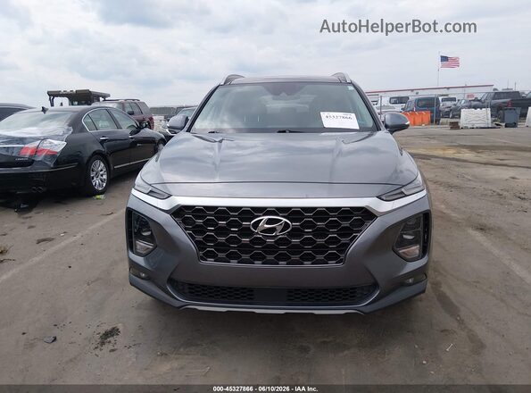 5NMS33AD1LH151338 2020 HYUNDAI SANTA FE Gray Instrument cluster view