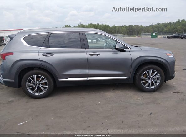 5NMS33AD1LH151338 2020 HYUNDAI SANTA FE Gray Rear interior view
