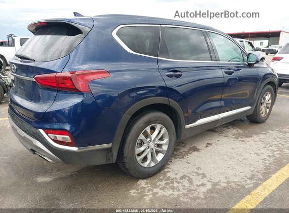 5NMS33AD1LH185814 2020 HYUNDAI SANTA FE Dark Blue Задняя правая четверть