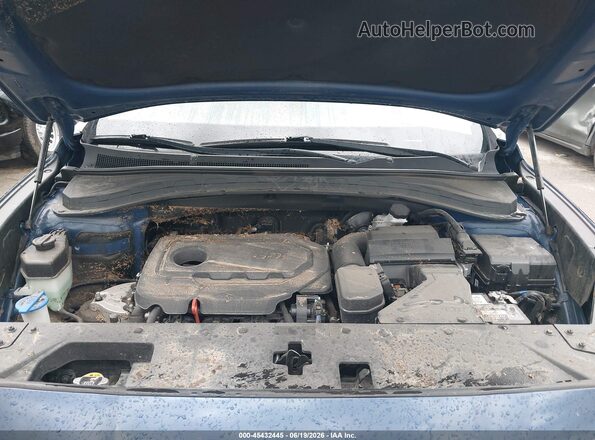 5NMS33AD1LH185814 2020 HYUNDAI SANTA FE Dark Blue Вид сзади
