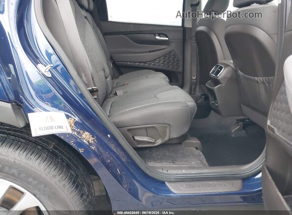 5NMS33AD1LH185814 2020 HYUNDAI SANTA FE Dark Blue Вид задней части салона