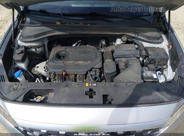 5NMS33AD1LH251374 2020 HYUNDAI SANTA FE Silver Widok z tyłu