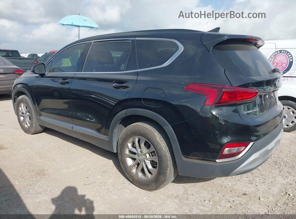 5NMS33AD2KH056821 2019 HYUNDAI SANTA FE Black Trasero izquierdo