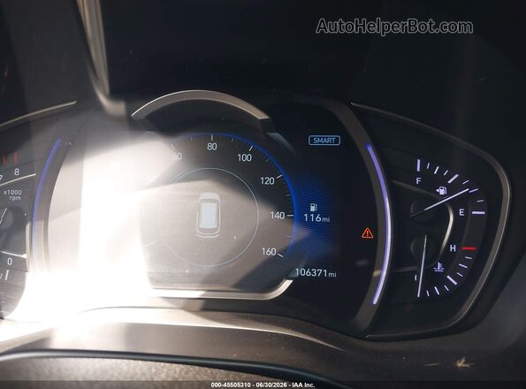 5NMS33AD2KH056821 2019 HYUNDAI SANTA FE Black Vista de los asientos traseros