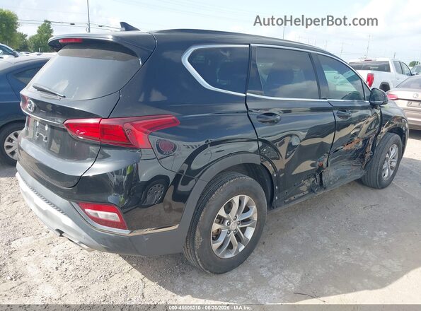 5NMS33AD2KH056821 2019 HYUNDAI SANTA FE Black Trasero derecho