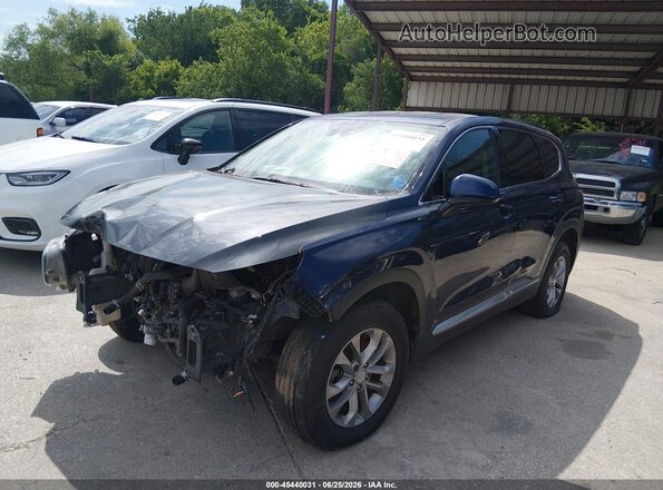 5NMS33AD2KH105418 2019 HYUNDAI SANTA FE Blue Front left