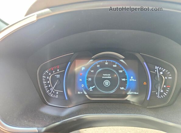 5NMS33AD3KH087804 2019 HYUNDAI SANTA Серый Вид щитка приборов