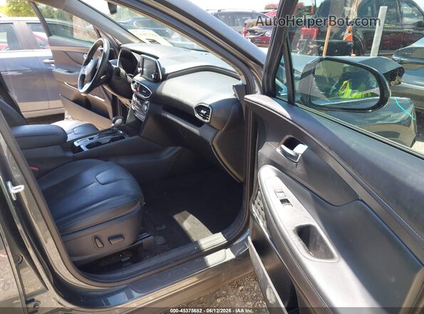 5NMS33AD3LH184194 2020 HYUNDAI SANTA FE Gray Вид салону спереду