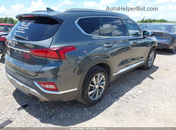 5NMS33AD3LH184194 2020 HYUNDAI SANTA FE Gray Задня права чверть