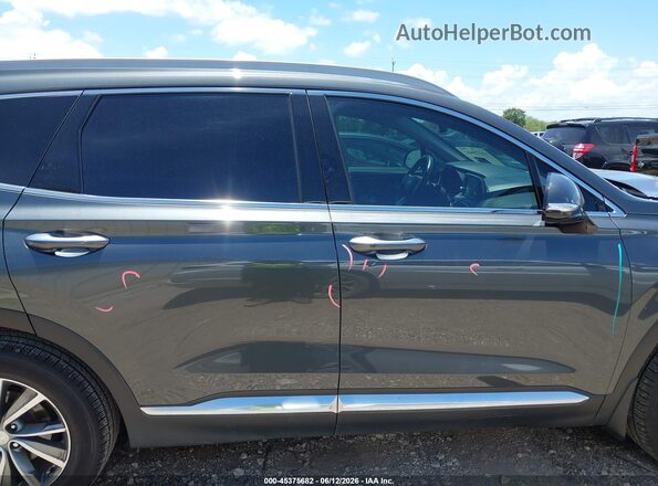 5NMS33AD3LH184194 2020 HYUNDAI SANTA FE Gray Панорамний вид салону 360°