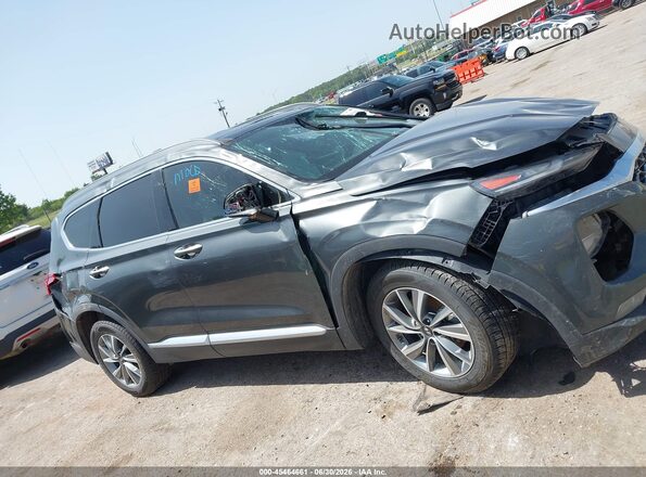 5NMS33AD3LH201849 2020 HYUNDAI SANTA FE Gray Вид задньої частини салону