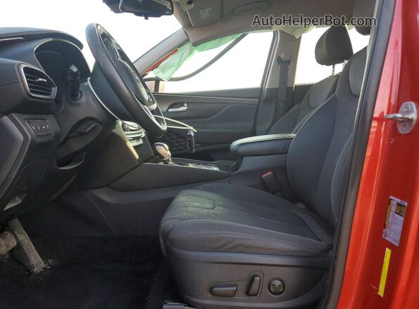 5NMS33AD3LH221664 2020 HYUNDAI SANTA Red Widok wnętrza z przodu