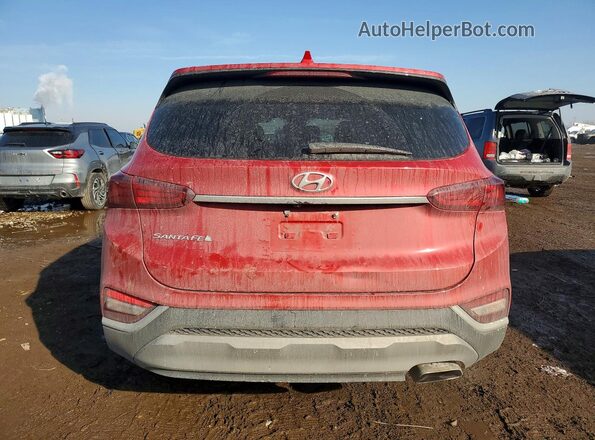 5NMS33AD3LH221664 2020 HYUNDAI SANTA Red Widok z tyłu