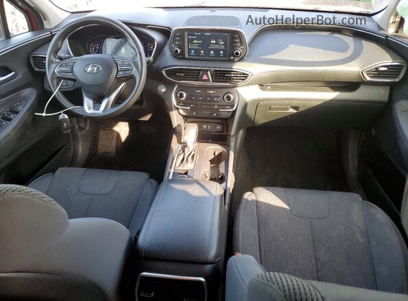 5NMS33AD3LH221664 2020 HYUNDAI SANTA Red Widok deski rozdzielczej