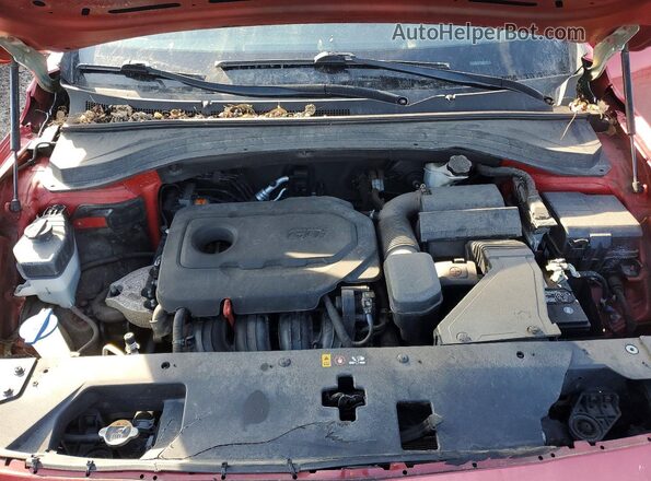 5NMS33AD3LH221664 2020 HYUNDAI SANTA Red Widok wnętrza z tyłu