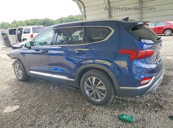 5NMS33AD3LH254163 2020 HYUNDAI SANTA Blue Trasero izquierdo