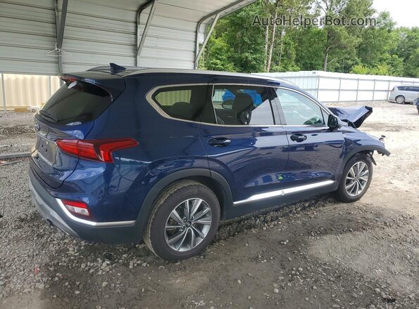 5NMS33AD3LH254163 2020 HYUNDAI SANTA Blue Trasero derecho