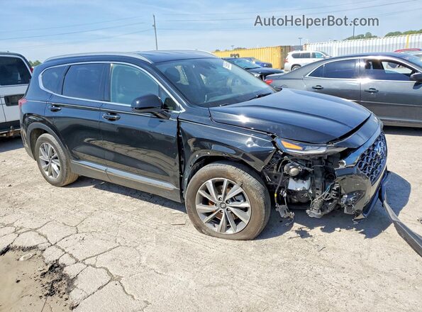 5NMS33AD4KH110989 2019 HYUNDAI SANTA Black Przód prawy