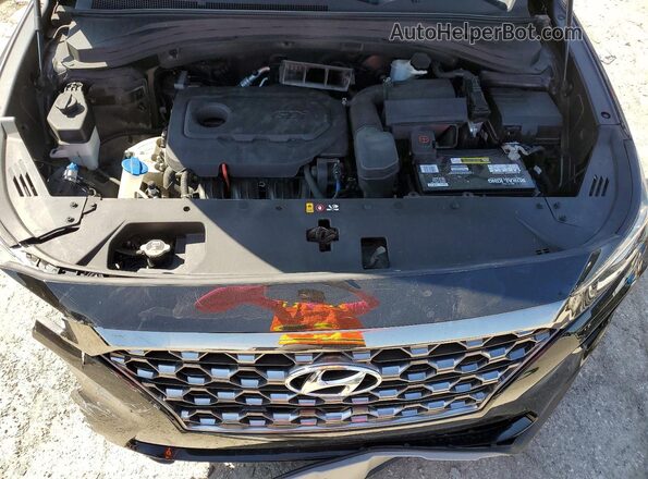 5NMS33AD4KH110989 2019 HYUNDAI SANTA Black Widok komory silnika