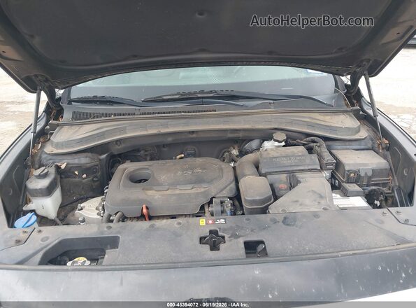 5NMS33AD4LH164729 2020 HYUNDAI SANTA FE Black Вид ззаду