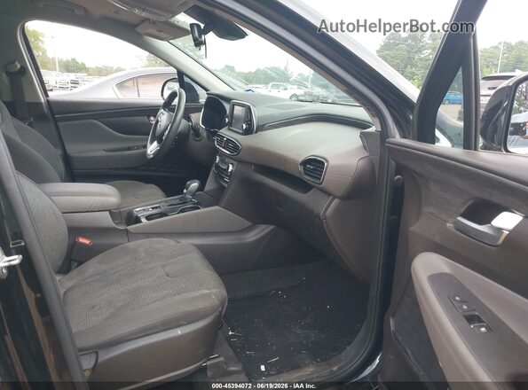 5NMS33AD4LH164729 2020 HYUNDAI SANTA FE Black Вид салону спереду