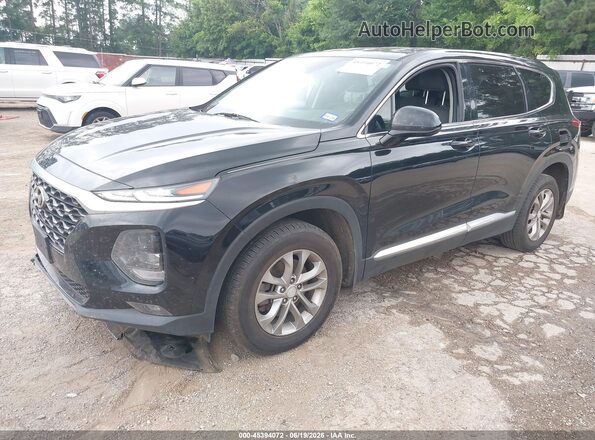 5NMS33AD4LH164729 2020 HYUNDAI SANTA FE Black Передня ліва чверть