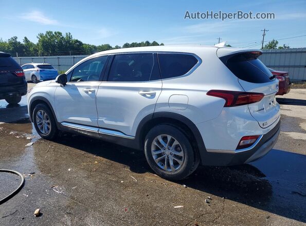 5NMS33AD5KH063634 2019 HYUNDAI SANTA White Задня ліва чверть