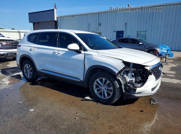 5NMS33AD5KH063634 2019 HYUNDAI SANTA White Передня права чверть