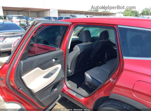 5NMS33AD5KH102982 2019 HYUNDAI SANTA FE Red VIN sticker view