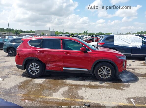 5NMS33AD5KH102982 2019 HYUNDAI SANTA FE Red 360 interior view