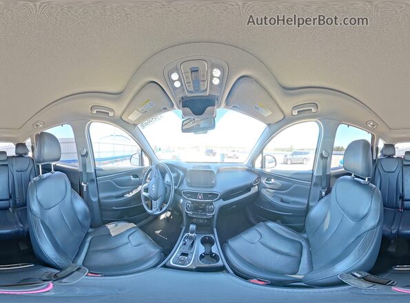 5NMS33AD5LH178073 2020 HYUNDAI SANTA Charcoal Vista interior trasera