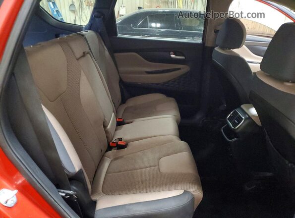 5NMS33AD5LH300348 2020 HYUNDAI SANTA Red Vista interior trasera