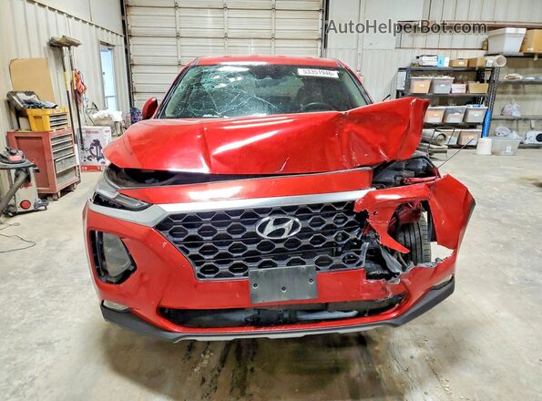 5NMS33AD5LH300348 2020 HYUNDAI SANTA Red Vista frontal