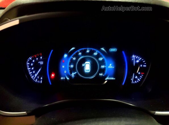 5NMS33AD5LH300348 2020 HYUNDAI SANTA Red Vista del cuadro de instrumentos