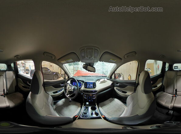 5NMS33AD5LH300348 2020 HYUNDAI SANTA Red Vista interior de 360 grados