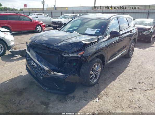 5NMS33AD6KH031906 2019 HYUNDAI SANTA FE Black Вид спереду
