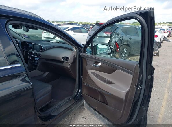 5NMS33AD6KH031906 2019 HYUNDAI SANTA FE Black Вид салону спереду