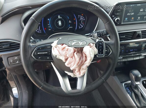 5NMS33AD6KH031906 2019 HYUNDAI SANTA FE Black Вид панелі приладів